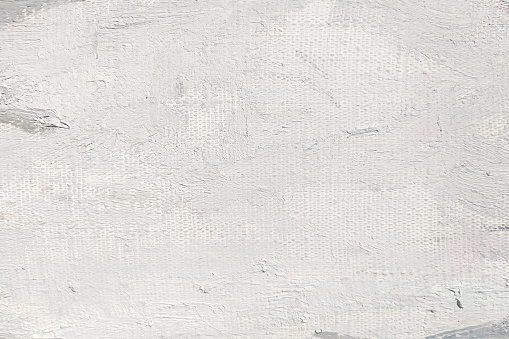 White pastel brush strokes of oil paint on canvas, background for your products.