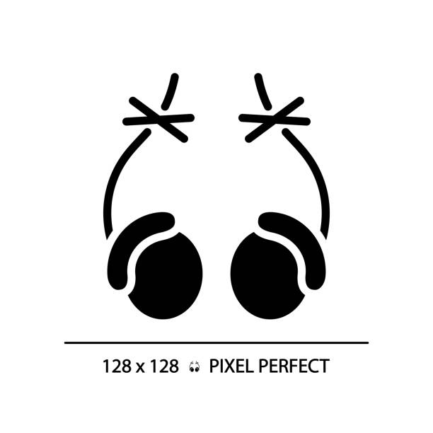 Vasectomy black glyph icon Vasectomy black glyph icon. Male sterilization, birth control methods. Permanent contraception, surgical operation. Silhouette symbol on white space. Solid pictogram. Vector isolated illustration vascectomy stock illustrations