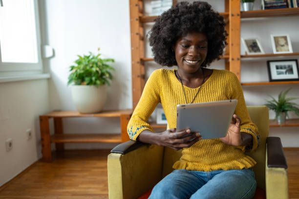 istock Business woman using digital tablet to check new report 2068184947
