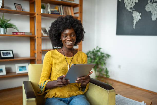 istock Business woman using digital tablet to check new report 2068184971