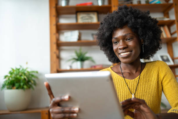 istock Woman watching her favorite podcast 2068186525