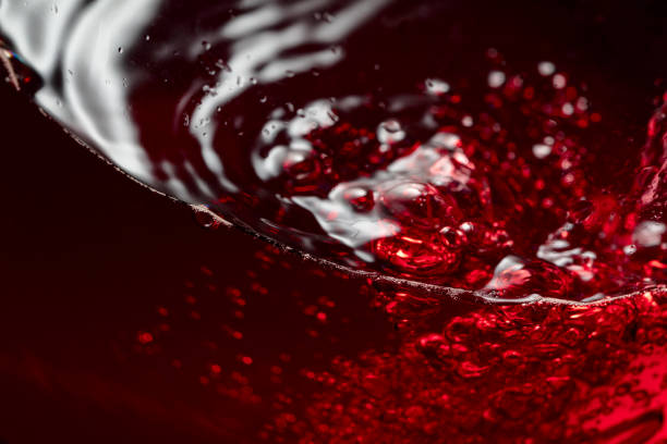 istock Red wine abstract splashing in glass. 2068265022