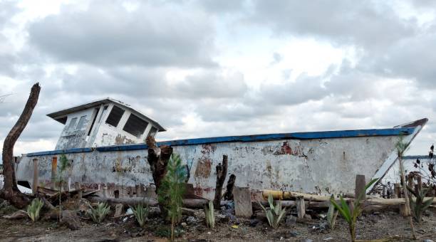 istock Abandoned fishing boat 2068277997