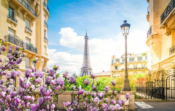 istock eiffel tour and Paris street 2068355486