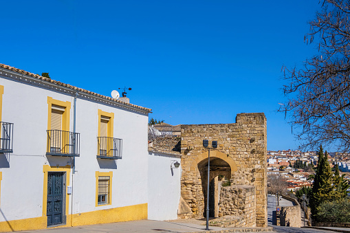 Puerta de Santa Lucia and medieval walls in Úbeda, a city in the province of Jaén
