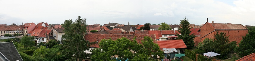 roofs and panorama from top of buildings