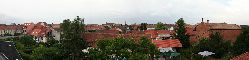 roofs and panorama from top of buildings