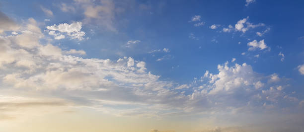 istock Morning sky with white cloud. Flight, fly and aircraft concept. Atmosphere weather background 2068503306