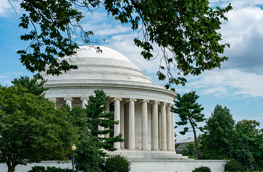 The Jefferson Memorial in Washington DC.