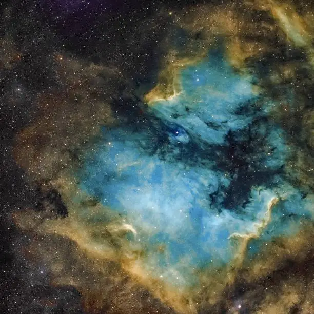 Astrophotography - The North America Nebula (NGC 7000 or Caldwell 20) is an emission nebula in the constellation Cygnus,