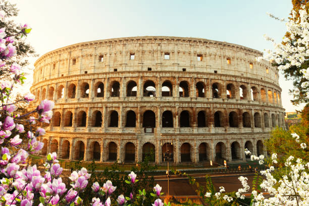 istock Colosseum at sunset in Rome, Italy 2068619266