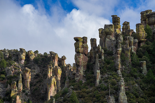 Rock hoodoos of Chiricahua National Monument