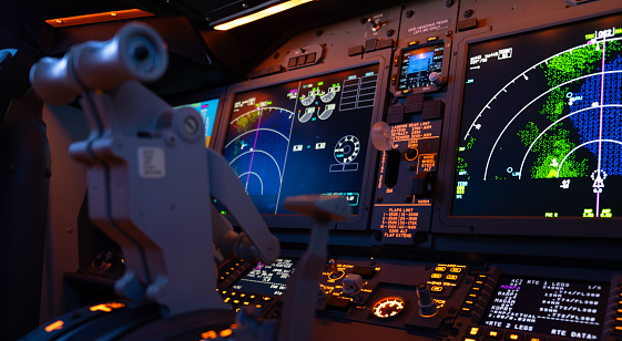 Boeing 737 MAX  flight deck instruments