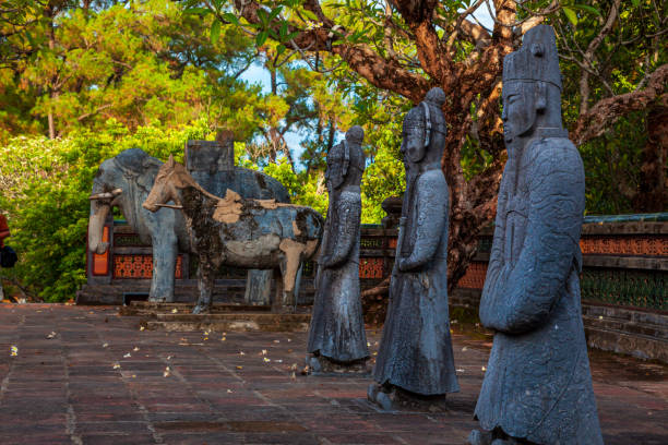 istock statue of mandarins -  Hue, Vietnam 2068950334