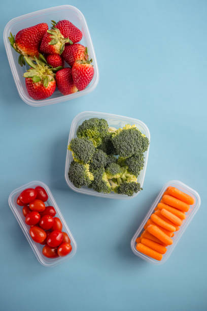 istock PET5 Container Flat Lay : Fresh Fruits and Veggies Galore 2068958314