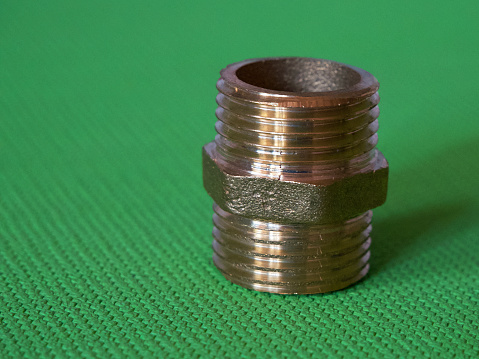 Brass nipple is used to connect pipes with threaded fittings of the same diameter when installing cold and hot water supply systems, heating and plumbing equipment.