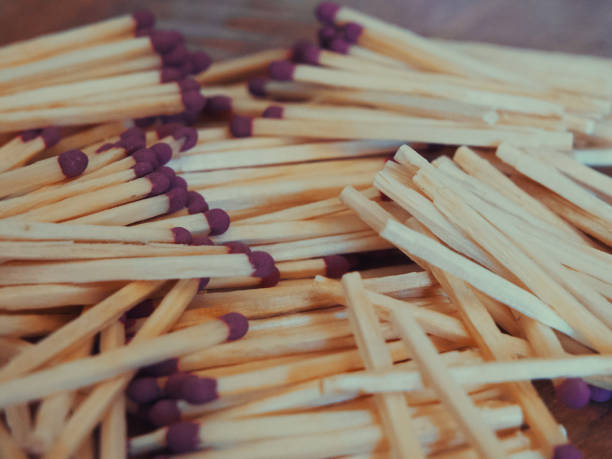 istock A bunch of matches, a close-up shot. 2068965313