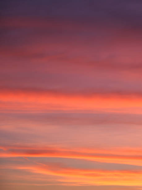 istock Vibrant and Colorful Sunset background. Bright sunset sky, full frame. The sky as a background. 2068968498