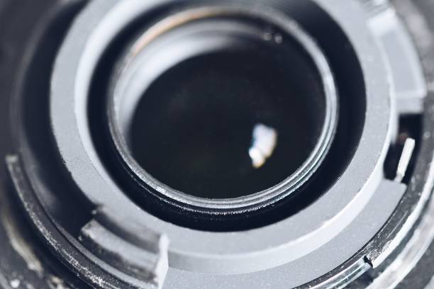istock Closeup macro of a camera lens 2069020126