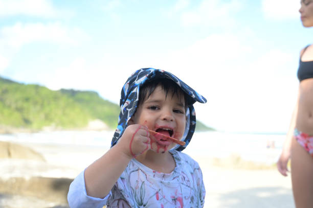 boy on the beach