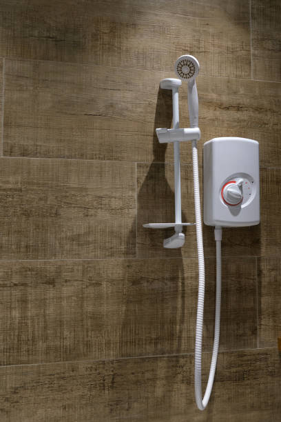 istock electric water heater on the bathroom wall 2069141231