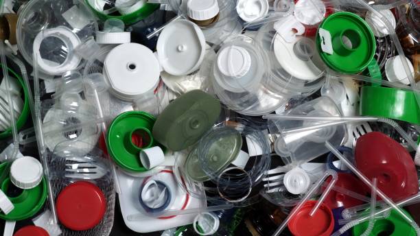 istock Plastic garbage from one household. Waste discarded or picked up from marine. City home trash made of plastic. Empty used bottles and cups create environmental pollution and ecological problem. 2069169417
