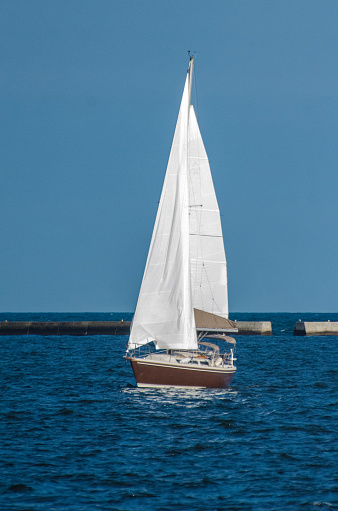 Milwaukee Sailboat - Telephoto View