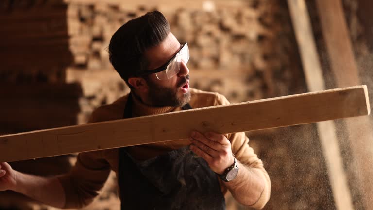 Carpenter at work