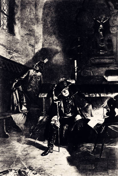 istock REPULSED AT TORGAU, FREDERICK II WAITING FOR MORNING BY WARTHMULLER,1894 (XXXL) 2069262152