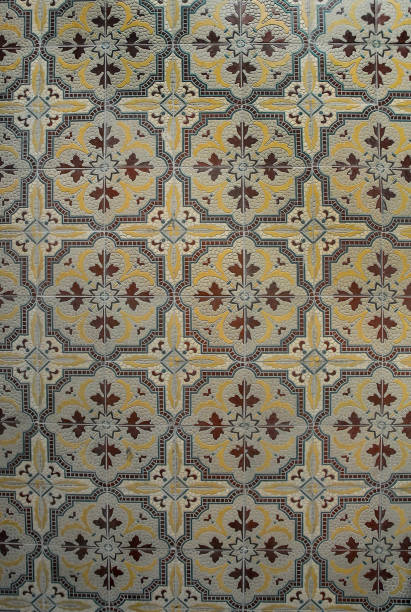 istock Decorative tiles from the beginning of the 20th century. 2069290014