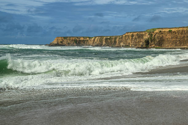 istock Turbulent Ocean Waves Breaking Along the Pacific Coast 2069332636