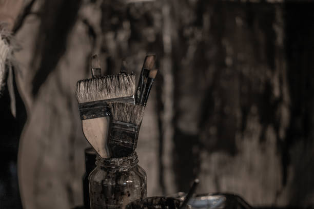Dark Arts Artist Paint Brushes Moody Dark Dramatic