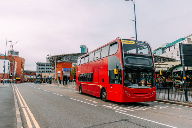 istock Double-Decker City Bus in City Centre Birmingham, UK 2069384253