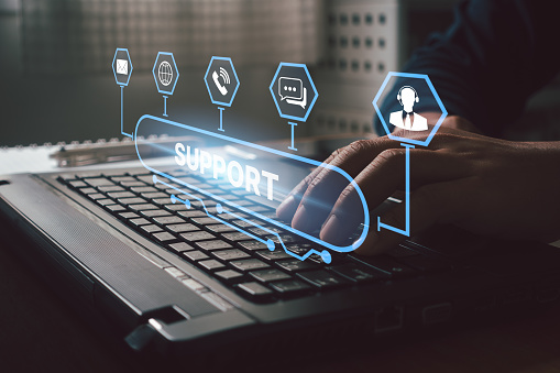 Customer Service In Internet Technical Support Center Customer Service Internet Business Technology ...