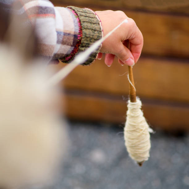 Spinning wool by hand is a popular hobby among many people
