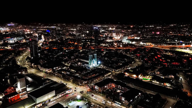 istock St. Peter's Cathedral surrounded by City light 2069500205