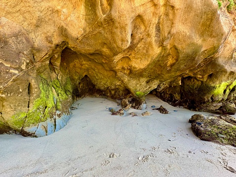 Southern California beach caves