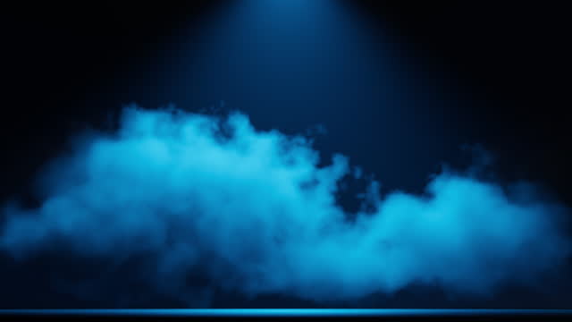 Animated blue smoke.