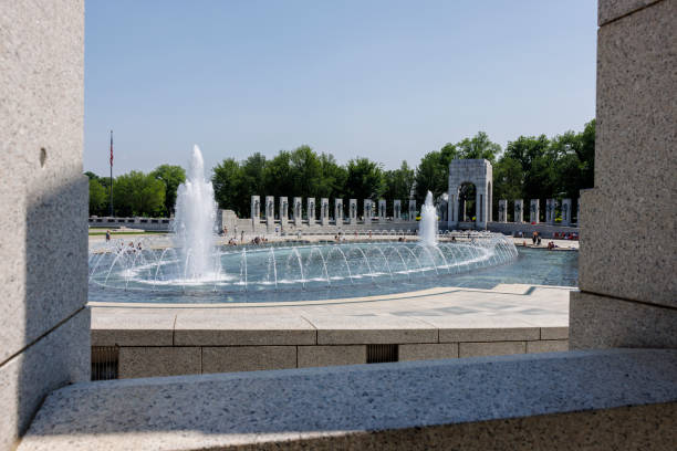 istock The World War II Memorial on Rainbow Pool in Washington, D.C. 2069623083