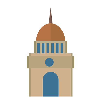 Vector illustration of a islamic mosque