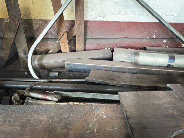 istock Old and rust Scrap irons plenty on floor,used metal,piled together in rubbish, 2069684966