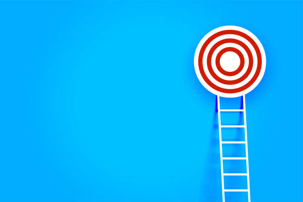 istock career ladder concept background with business goal target 2069835958
