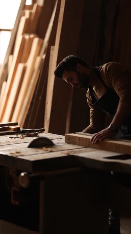 Carpenter at work