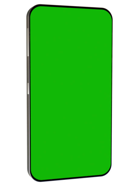 istock 3D Realistic Mobile phone with green screen, cellphone for mock design. 2070011469