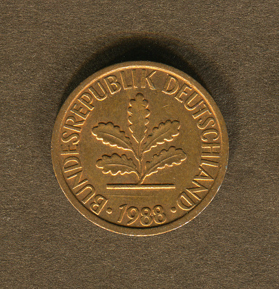 Bundes Republik Deutsche Mark Coin Reverse Side