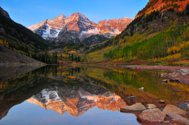 istock Sunrise on the Maroon Bells and Maroon Lake 2070045025