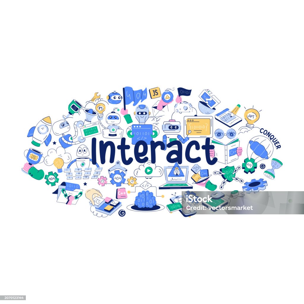 Ilustraci n De Development Vector In Doodle Style Depicting Concepts Of Ilustraci n de development vector in doodle style depicting concepts of