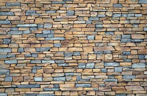 close up on stone wall background