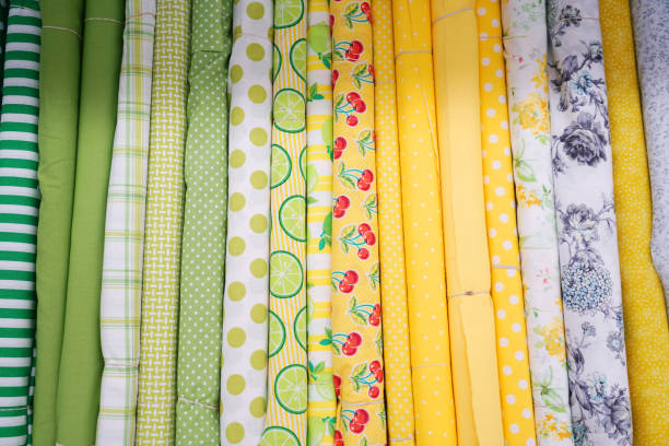 close up on cotton cloth as background