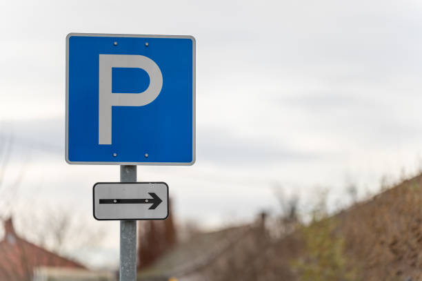 istock Parking lot traffic sign 2070418730